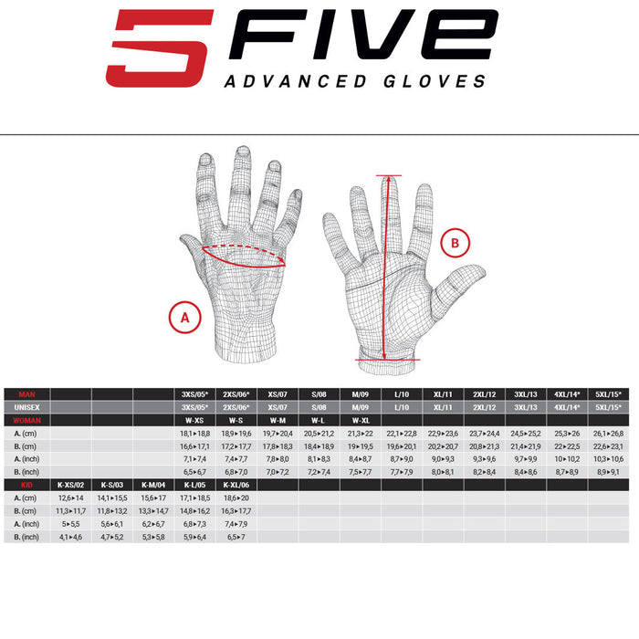 FIVE RS3 EVO Adult Gloves - Black