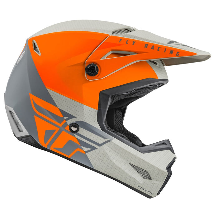 FLY Racing Kinetic Straight Edge Adult MX Helmet