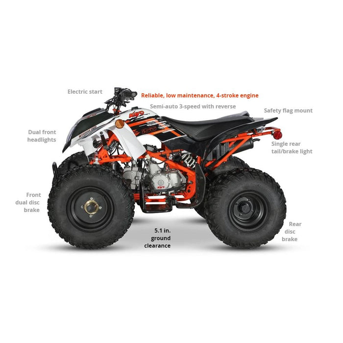 Off-Road; Quad; ATV; Youth ATV; Four Wheeler; Suzuki; Auto; FORZA; Kayo