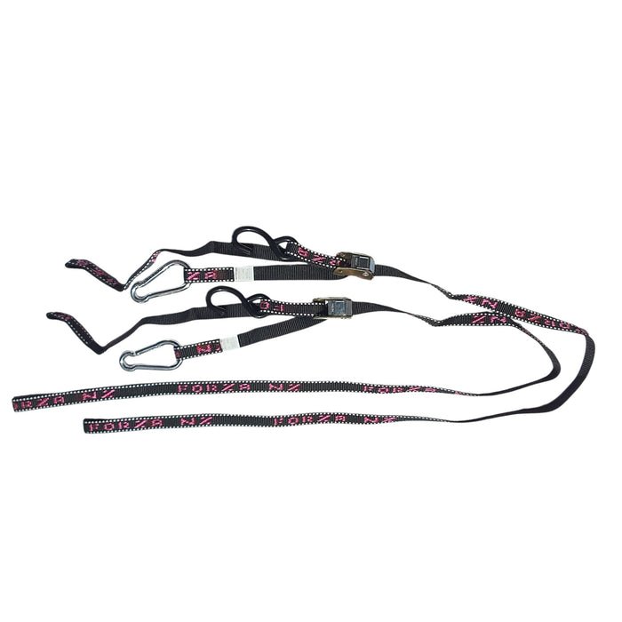 AEROFAST "FORZA" Camlock Motorcycle Tie Down Pair - Made in NZ