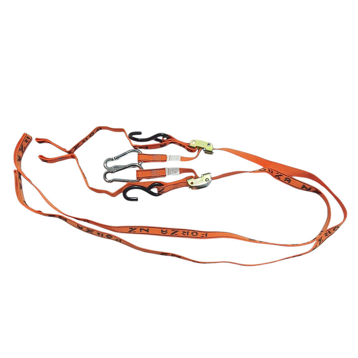 AEROFAST "FORZA" Camlock Motorcycle Tie Down Pair - Made in NZ