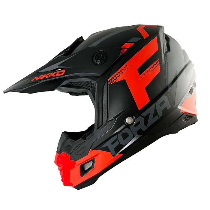 Nikko N601F FORZA Graphic Adult MX Helmet
