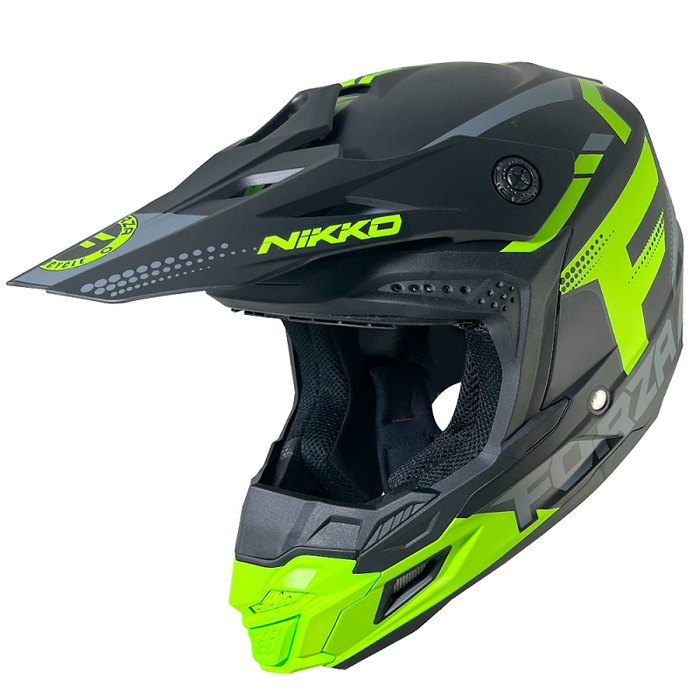 Nikko N601F FORZA Graphic Youth MX Helmet
