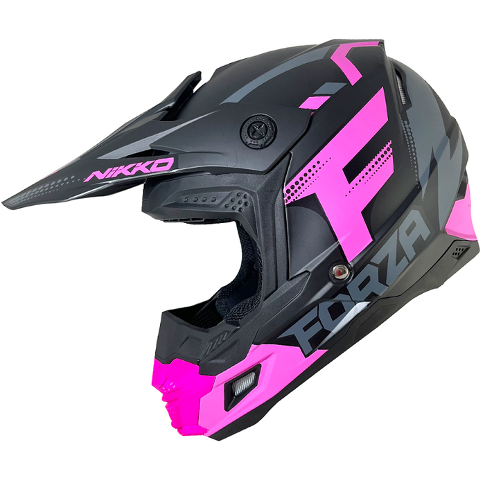 Nikko N601F FORZA Graphic Youth MX Helmet