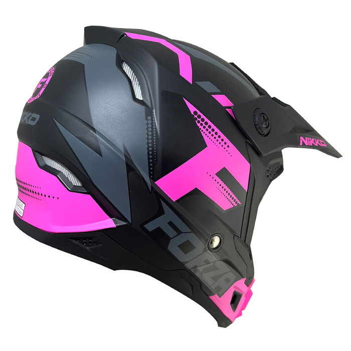 Nikko N601F FORZA Graphic Youth MX Helmet