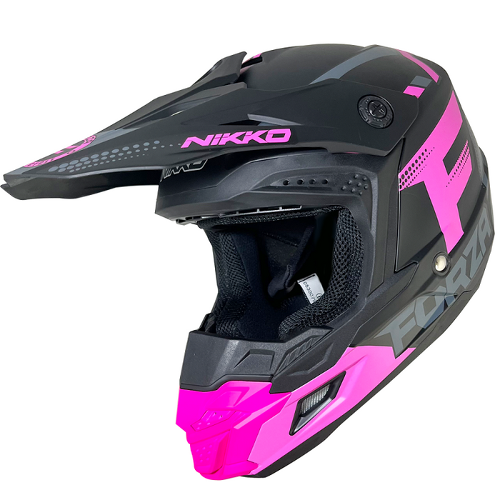 Nikko N601F FORZA Graphic Youth MX Helmet